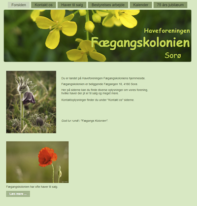 websted faegangen